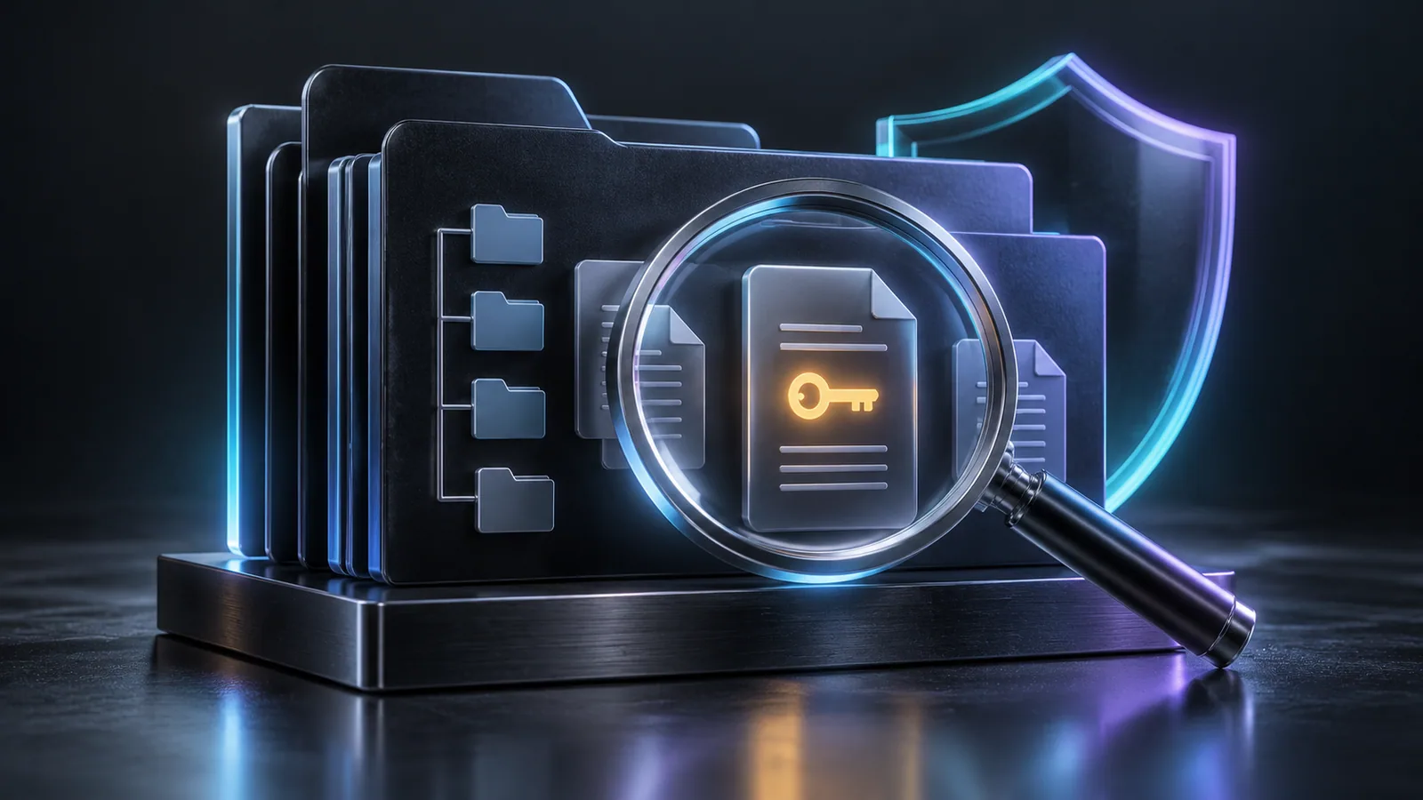 Conceptual cover for Security Scan: project file security checks in DockLab.